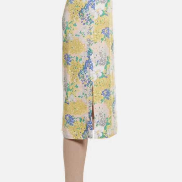 J-Crew silk floral skirt. - Picture 3 of 4